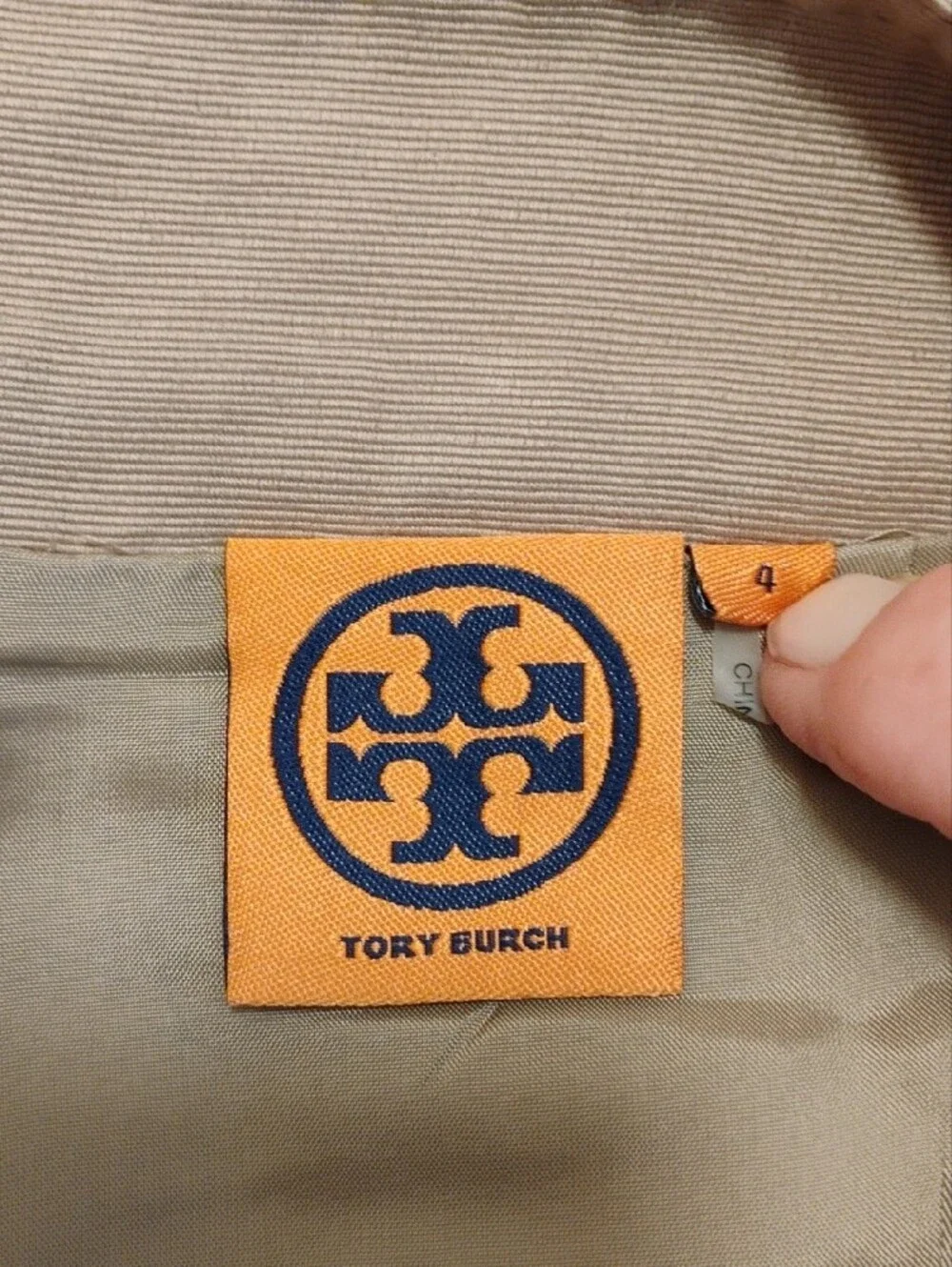 Tory Burch Tan Mini Pencil Skirt